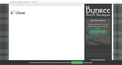 Desktop Screenshot of bunreebandb.co.uk